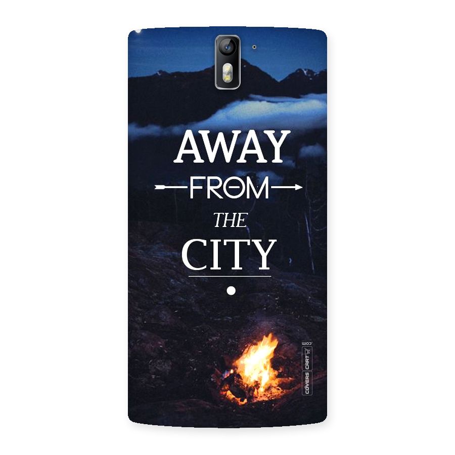 Away From City Back Case for One Plus One