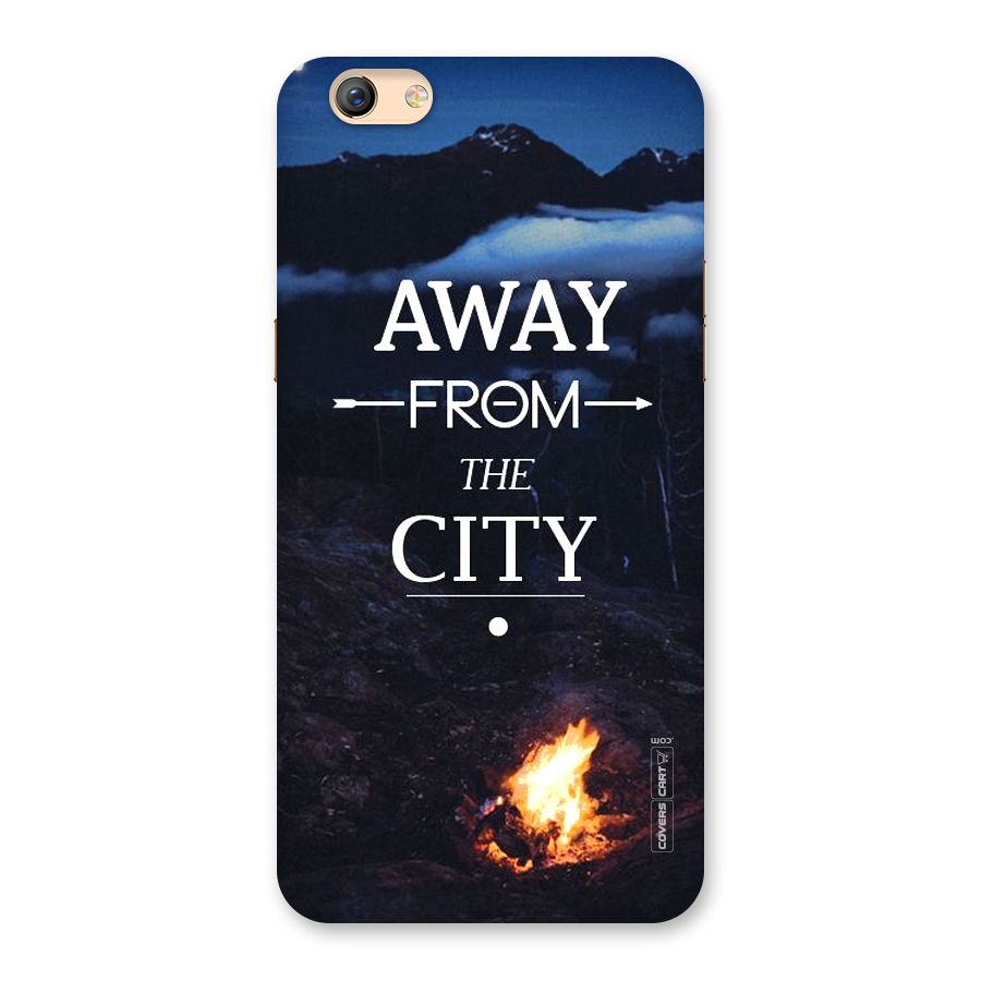 Away From City Back Case for Oppo F3 Plus