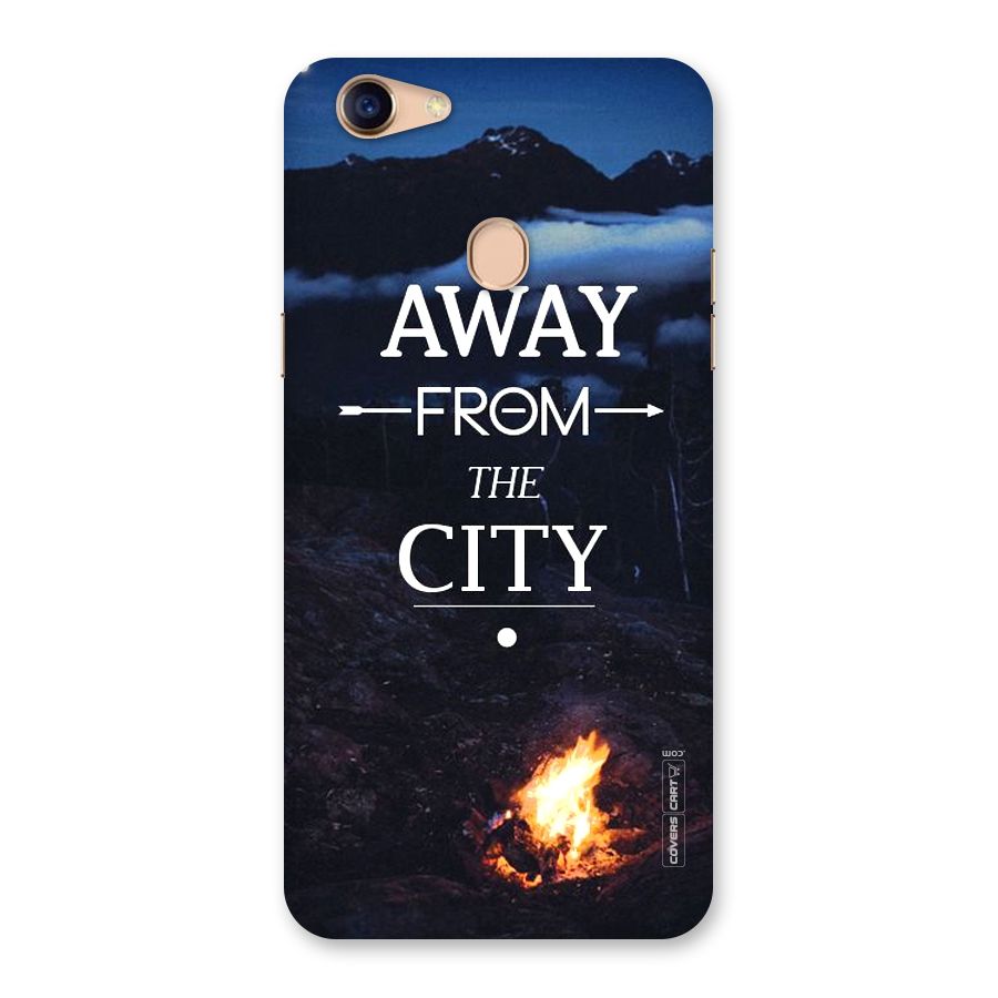 Away From City Back Case for Oppo F5