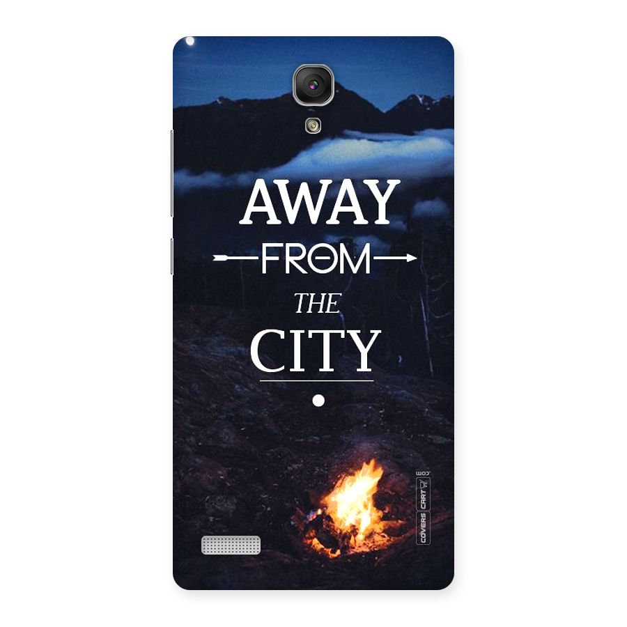 Away From City Back Case for Redmi Note