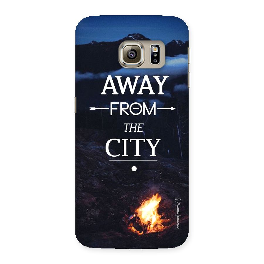Away From City Back Case for Samsung Galaxy S6 Edge
