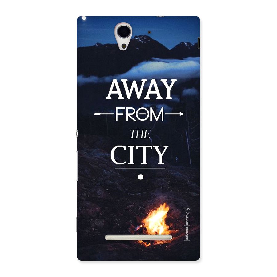 Away From City Back Case for Sony Xperia C3