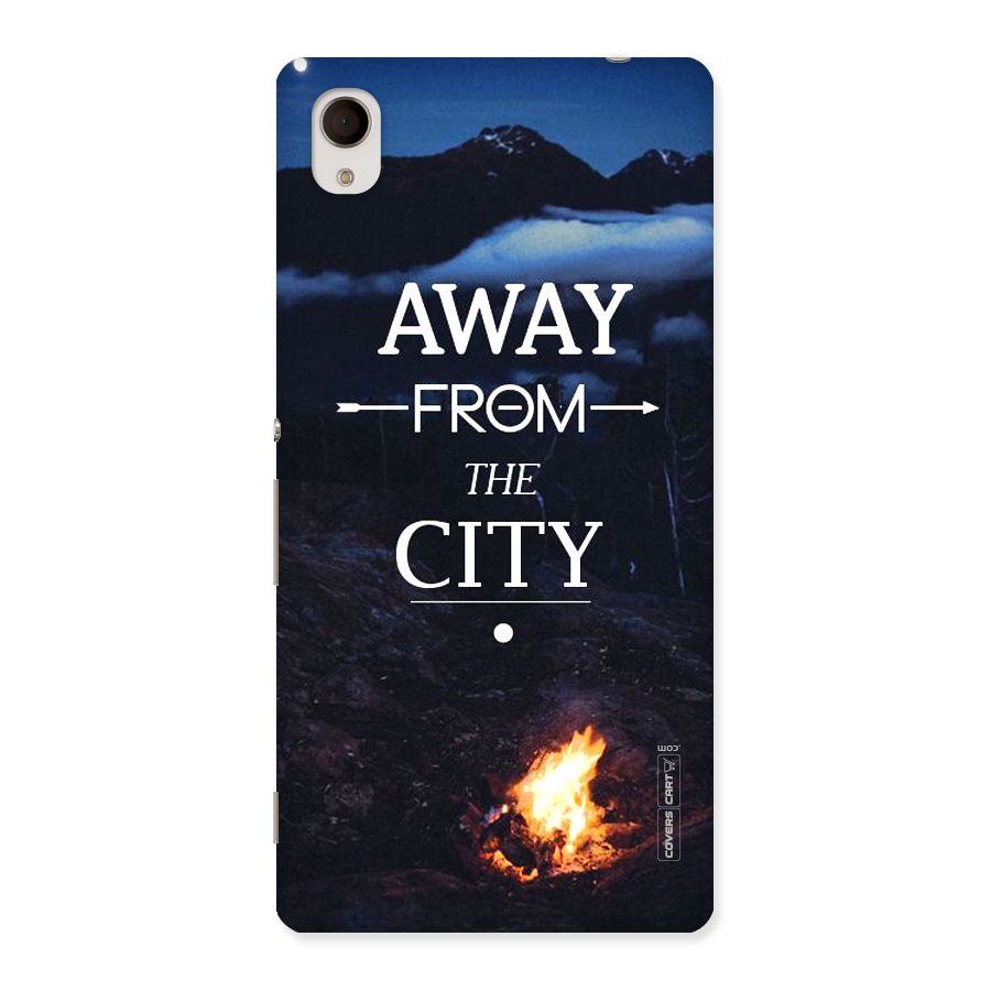 Away From City Back Case for Sony Xperia M4