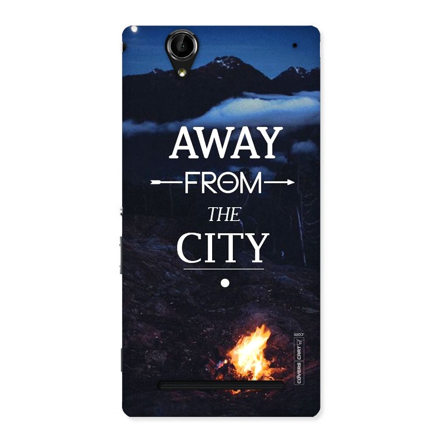 Away From City Back Case for Sony Xperia T2