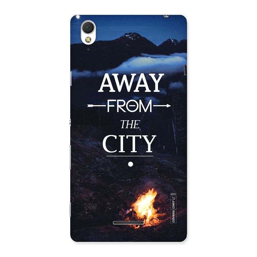 Away From City Back Case for Sony Xperia T3