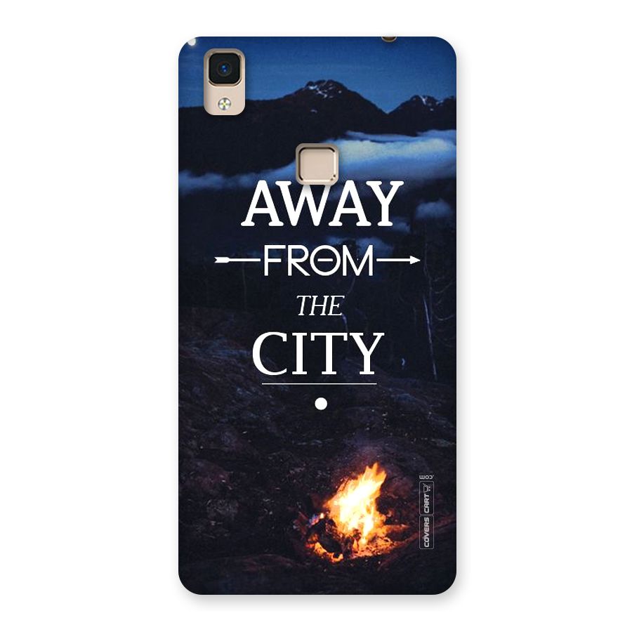Away From City Back Case for V3 Max