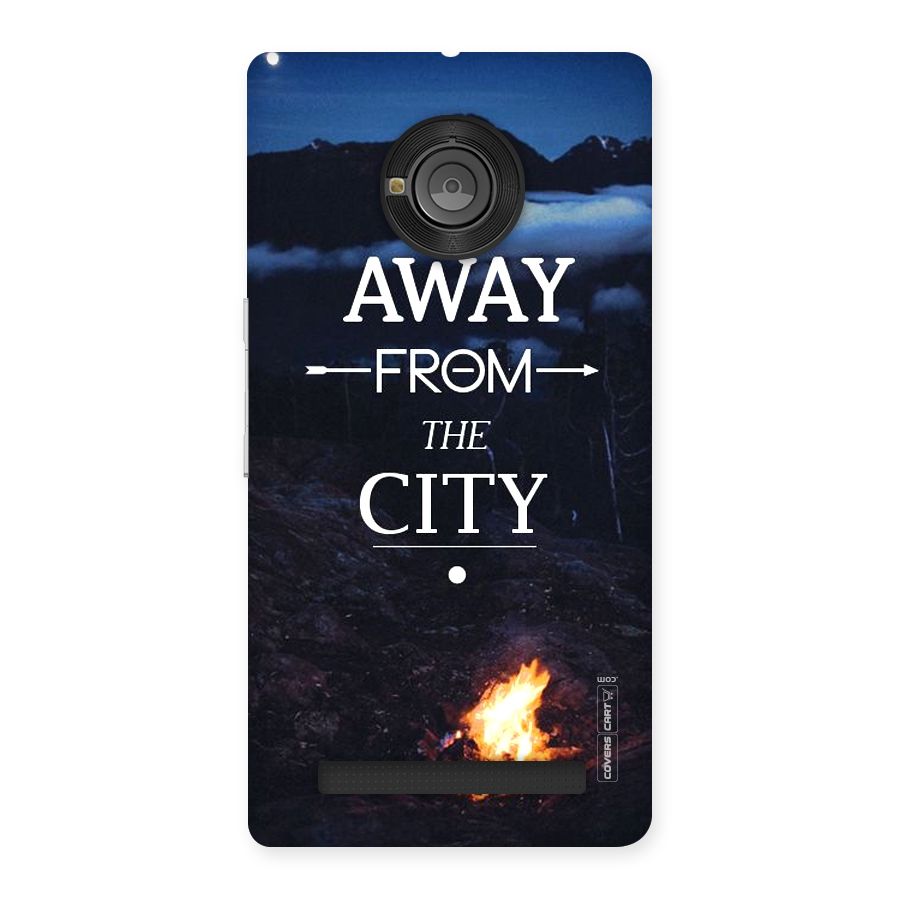 Away From City Back Case for Yu Yunique