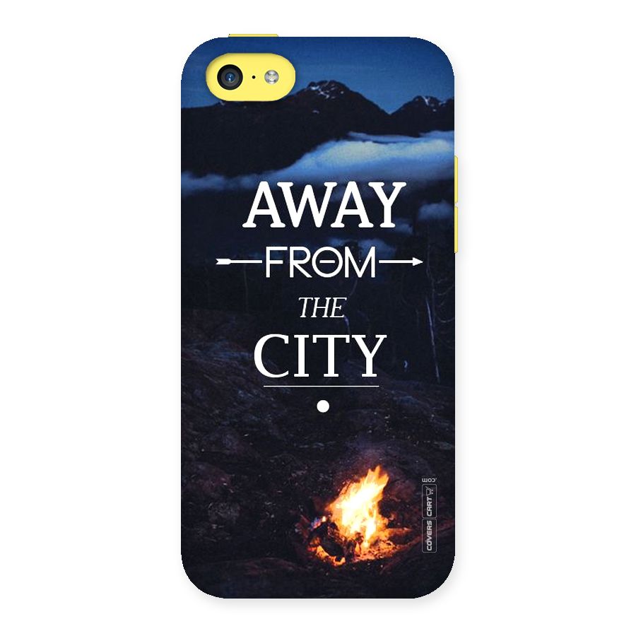 Away From City Back Case for iPhone 5C