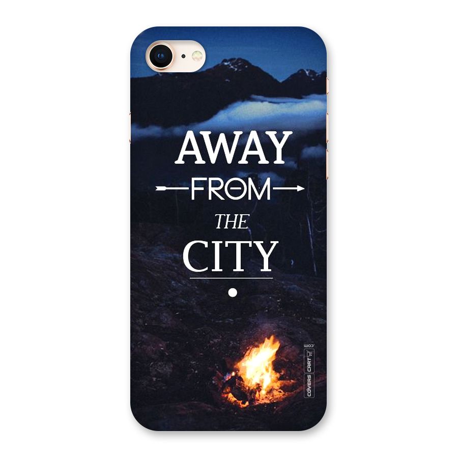 Away From City Back Case for iPhone 8