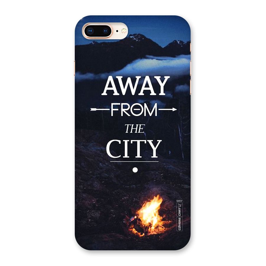 Away From City Back Case for iPhone 8 Plus