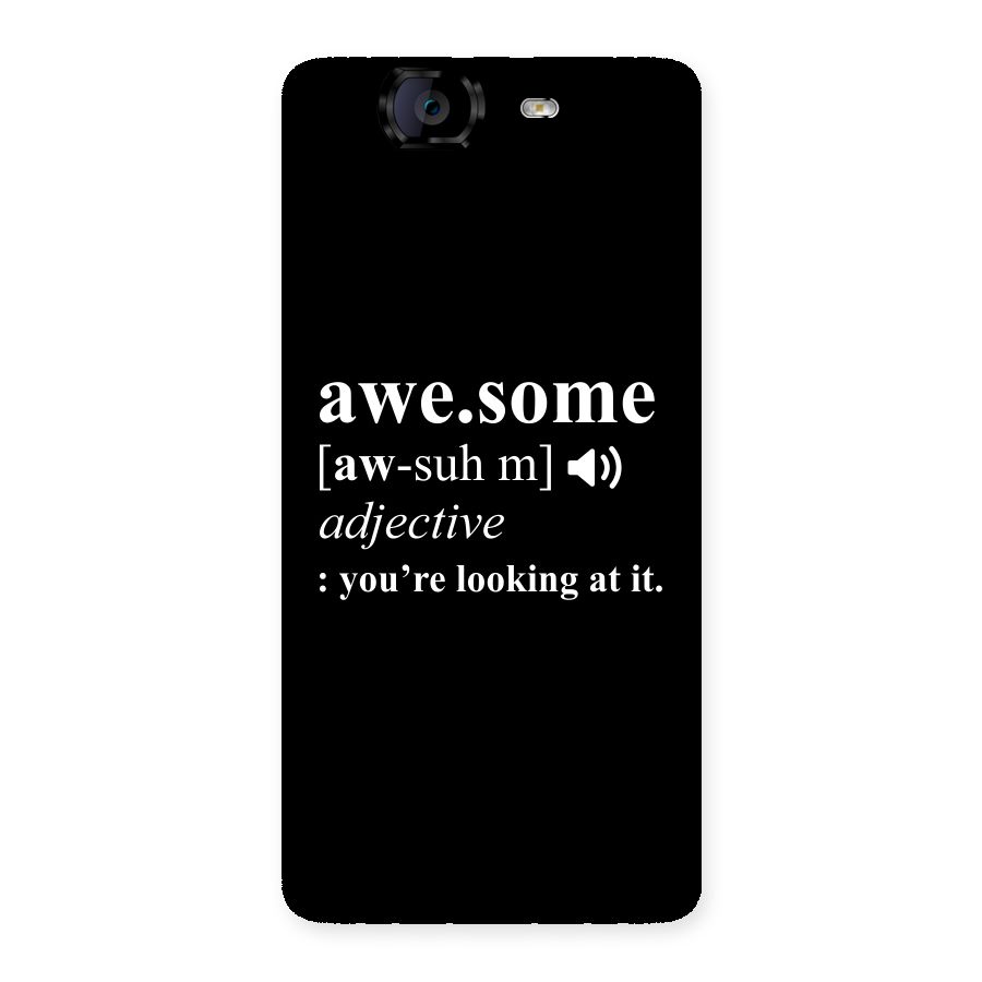 Awesome Looking at it Back Case for Canvas Knight A350