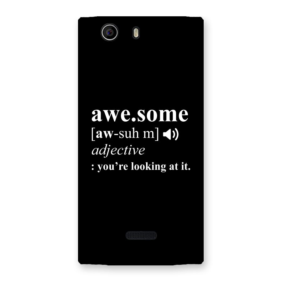 Awesome Looking at it Back Case for Canvas Nitro 2 E311