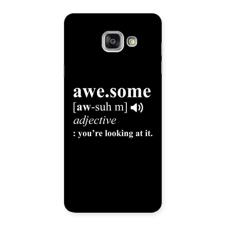 Awesome Looking at it Back Case for Galaxy A7 2016