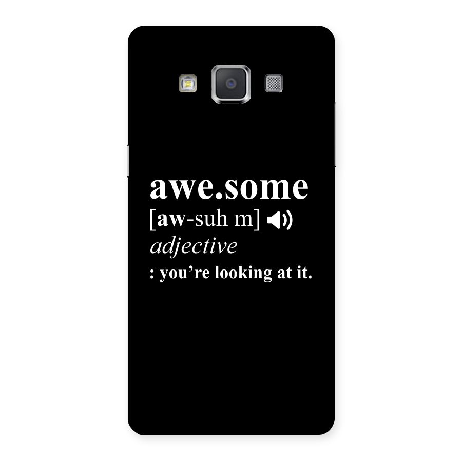 Awesome Looking at it Back Case for Galaxy Grand 3