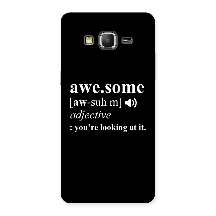Awesome Looking at it Back Case for Galaxy Grand Prime