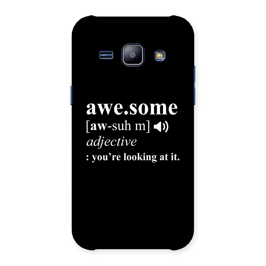 Awesome Looking at it Back Case for Galaxy J1
