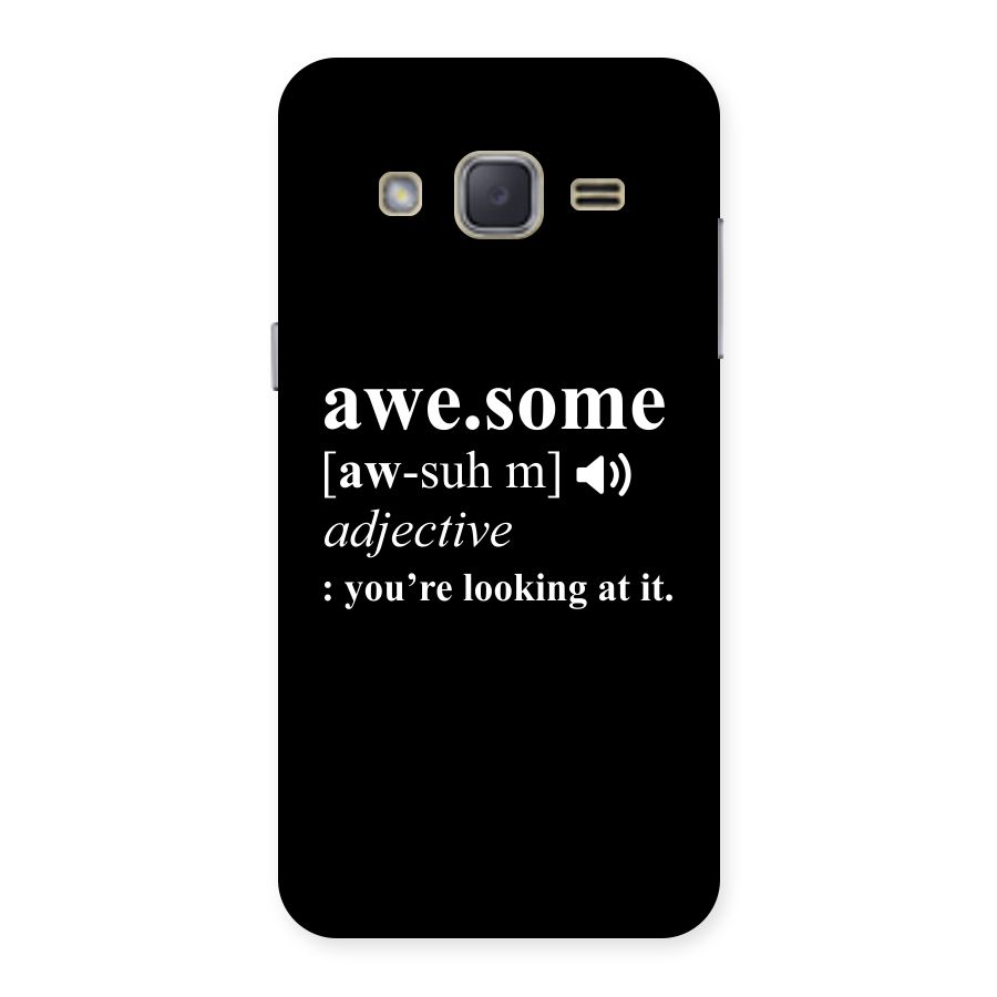 Awesome Looking at it Back Case for Galaxy J2