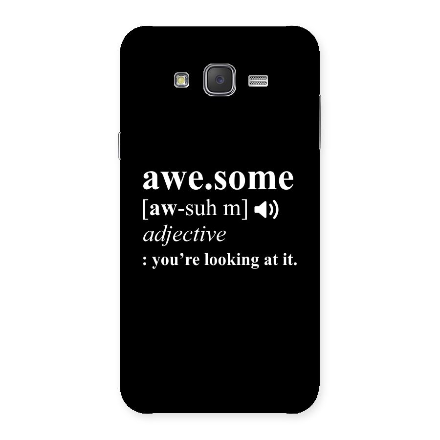 Awesome Looking at it Back Case for Galaxy J7