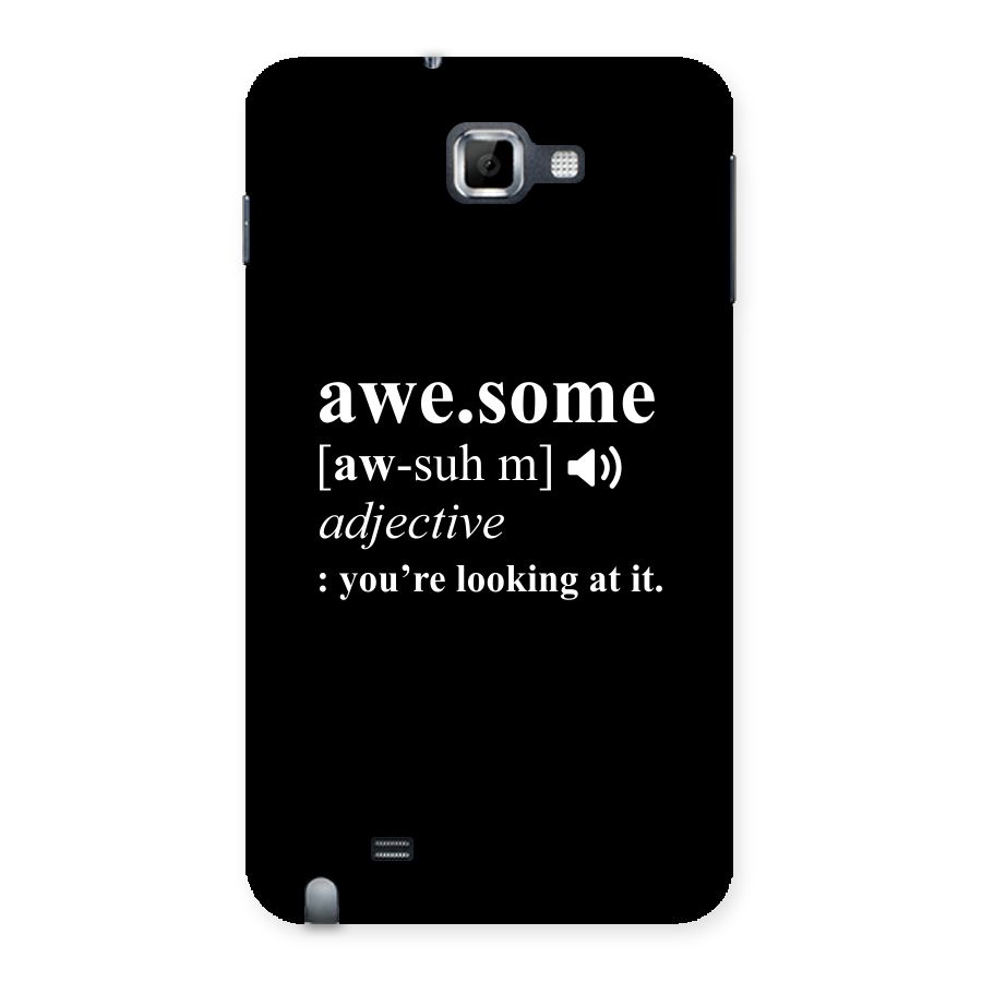 Awesome Looking at it Back Case for Galaxy Note