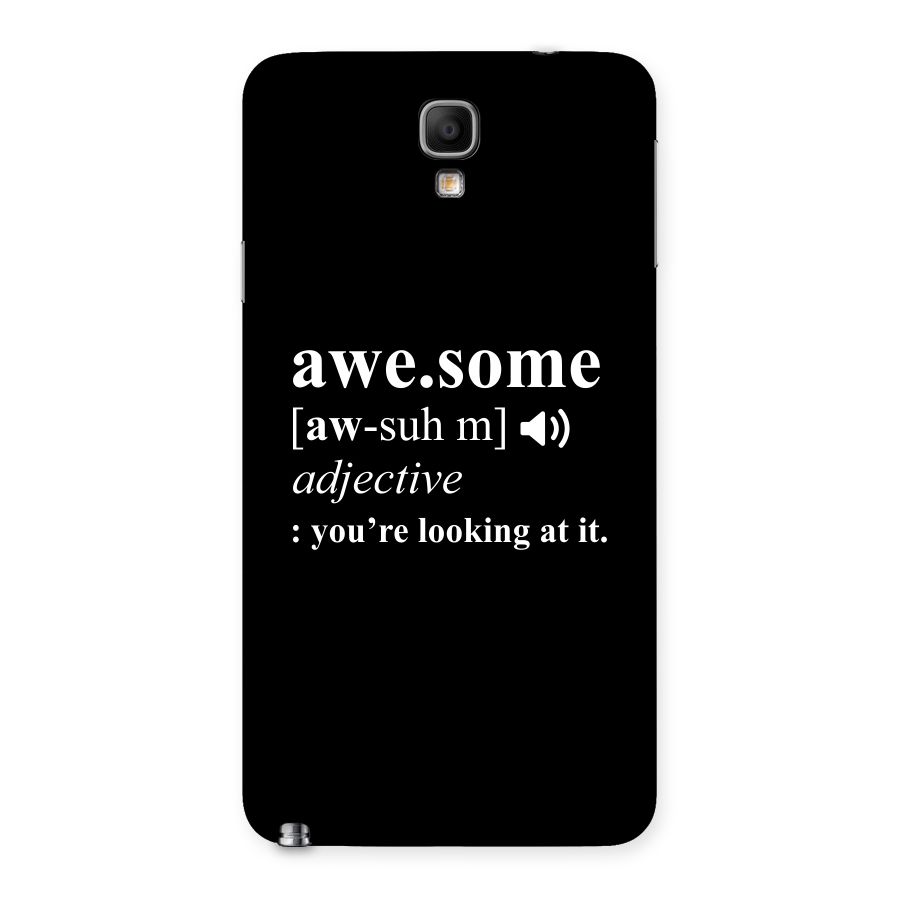 Awesome Looking at it Back Case for Galaxy Note 3 Neo