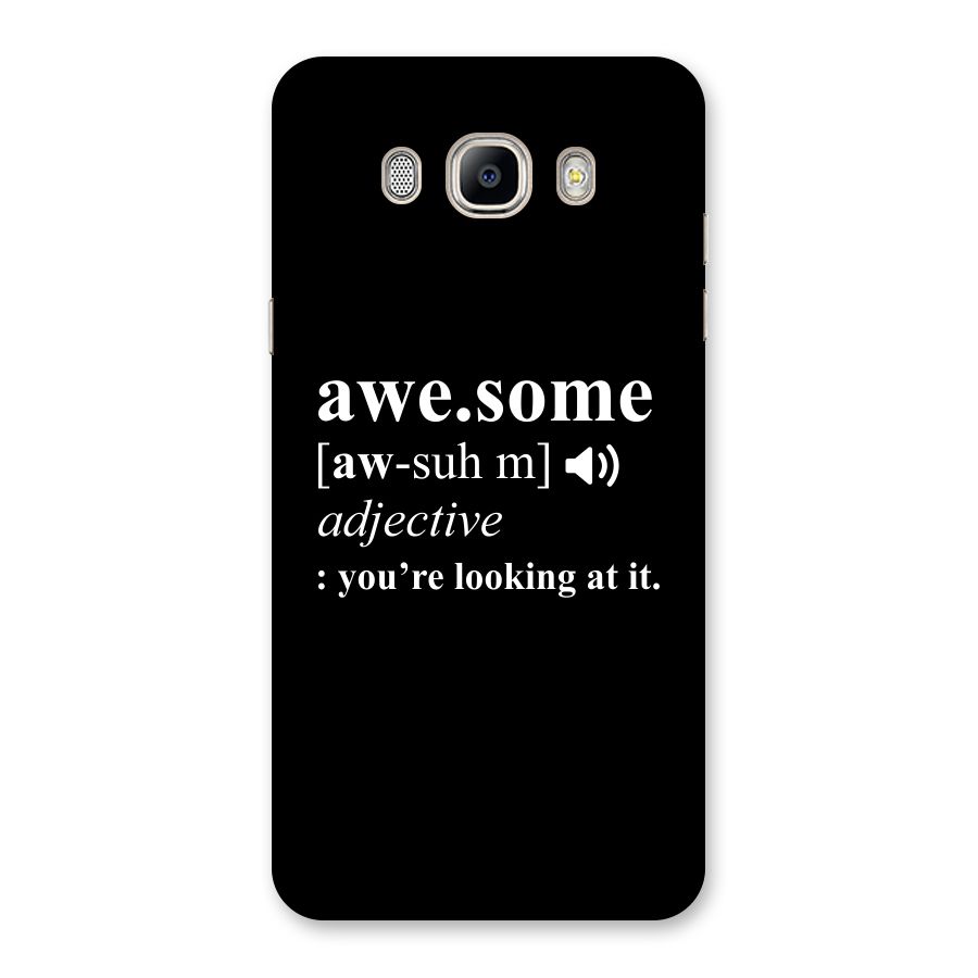 Awesome Looking at it Back Case for Galaxy On8