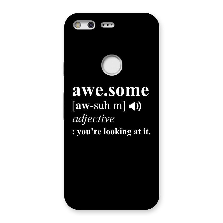 Awesome Looking at it Back Case for Google Pixel