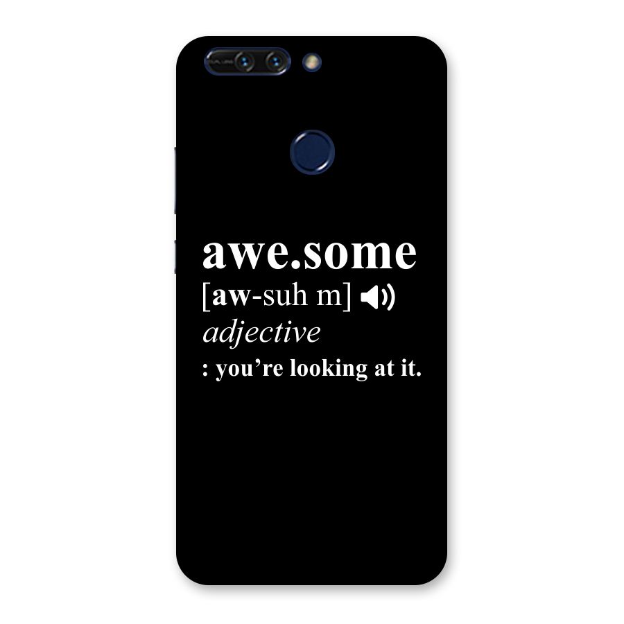 Awesome Looking at it Back Case for Honor 8 Pro