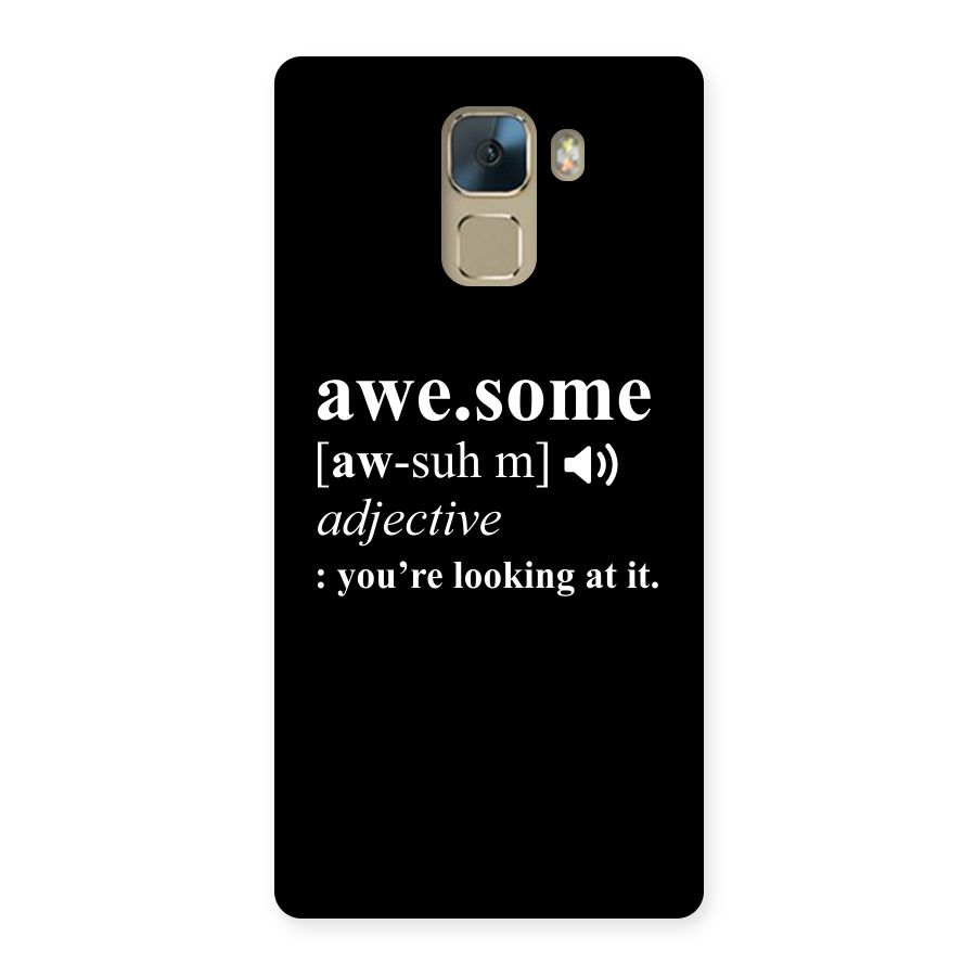 Awesome Looking at it Back Case for Huawei Honor 7