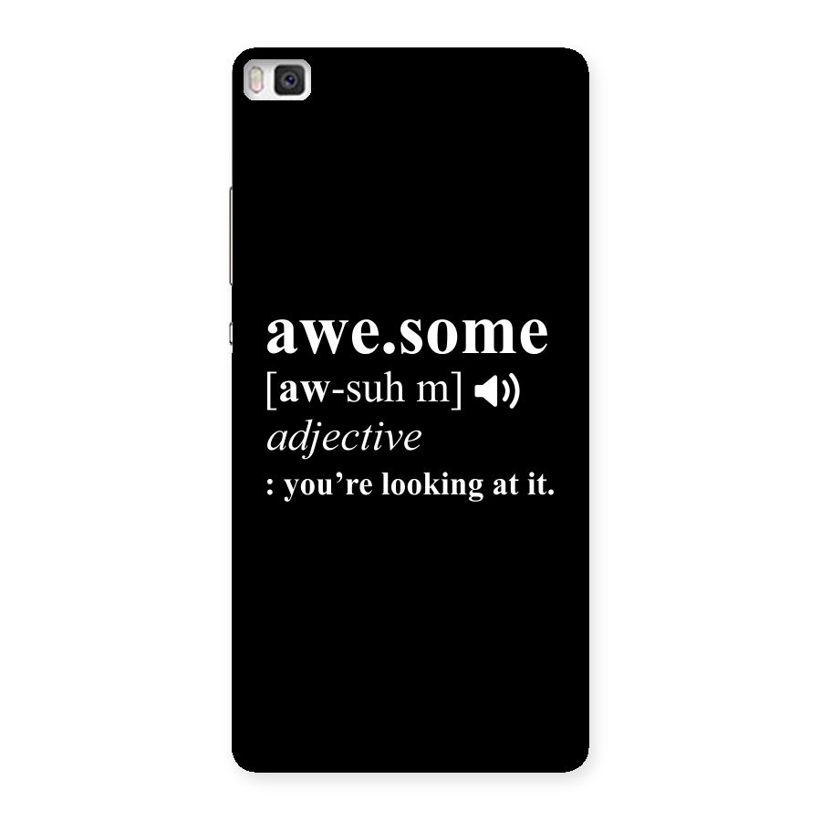 Awesome Looking at it Back Case for Huawei P8