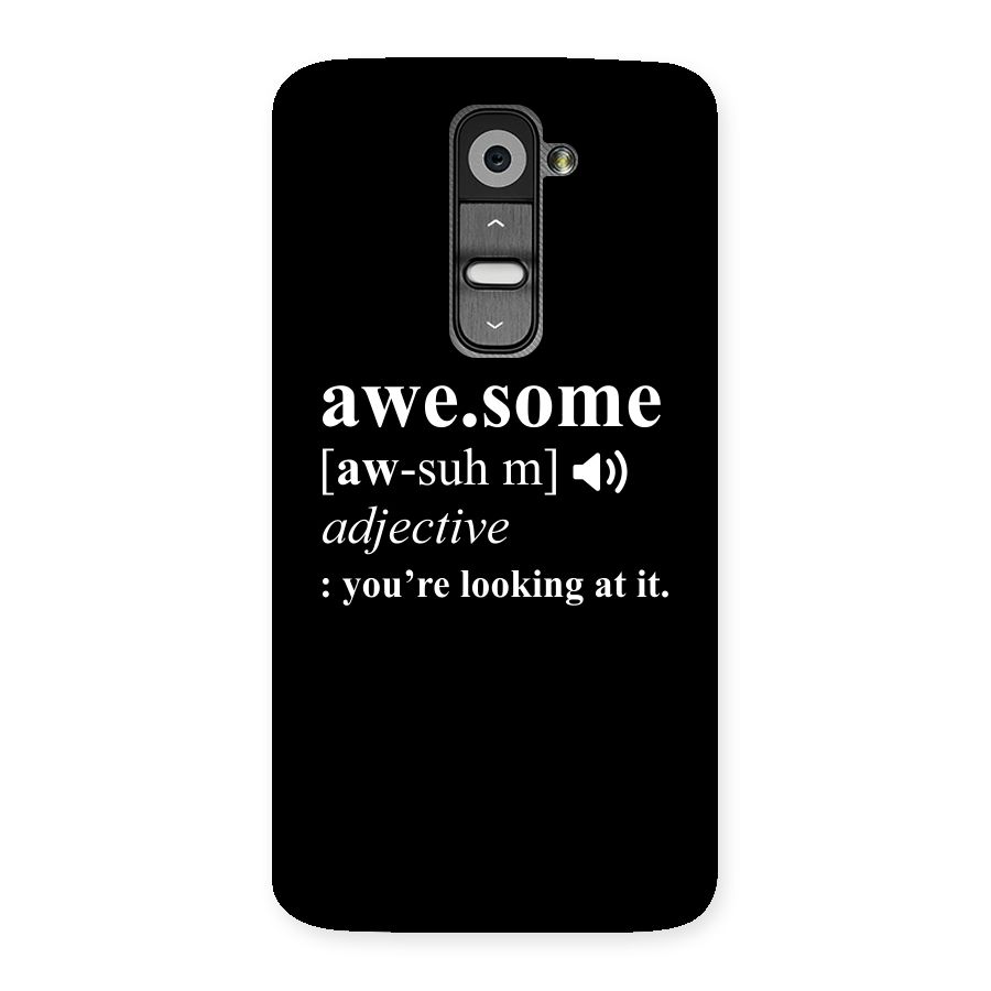 Awesome Looking at it Back Case for LG G2