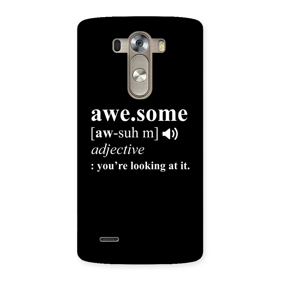 Awesome Looking at it Back Case for LG G3