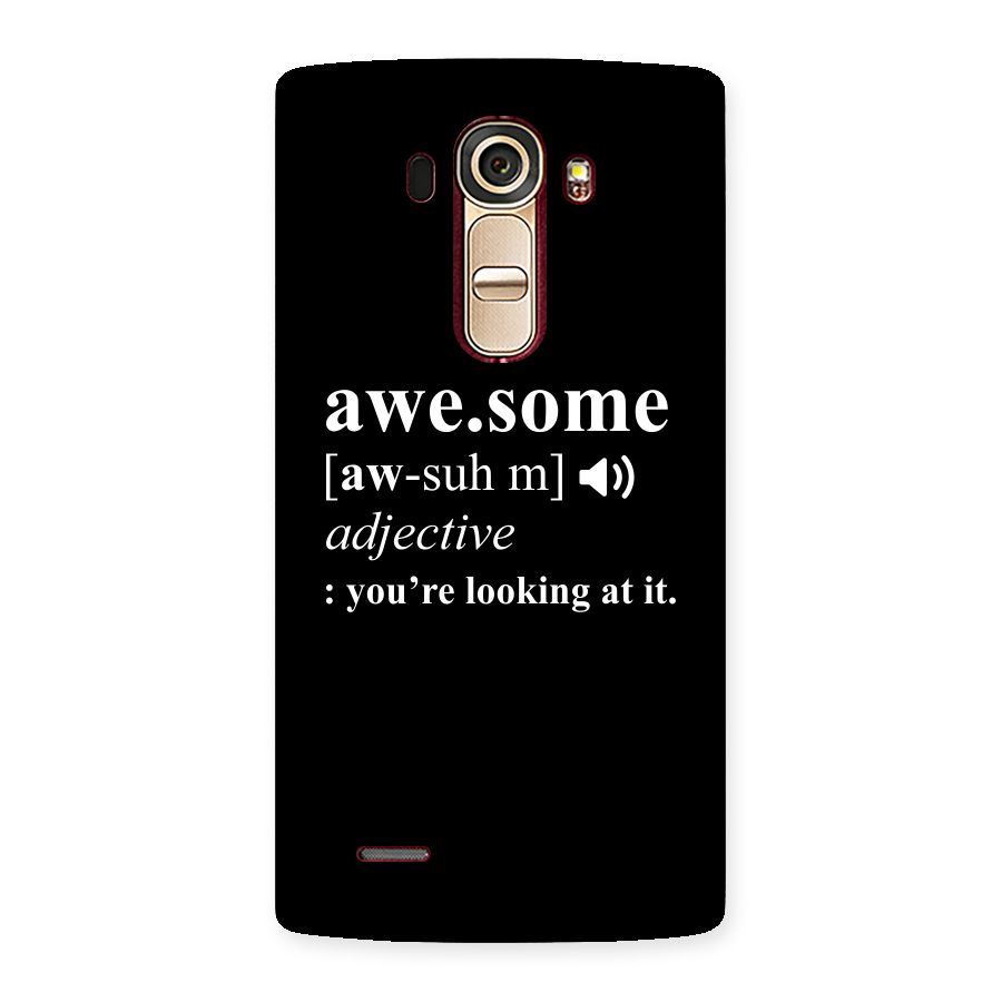 Awesome Looking at it Back Case for LG G4