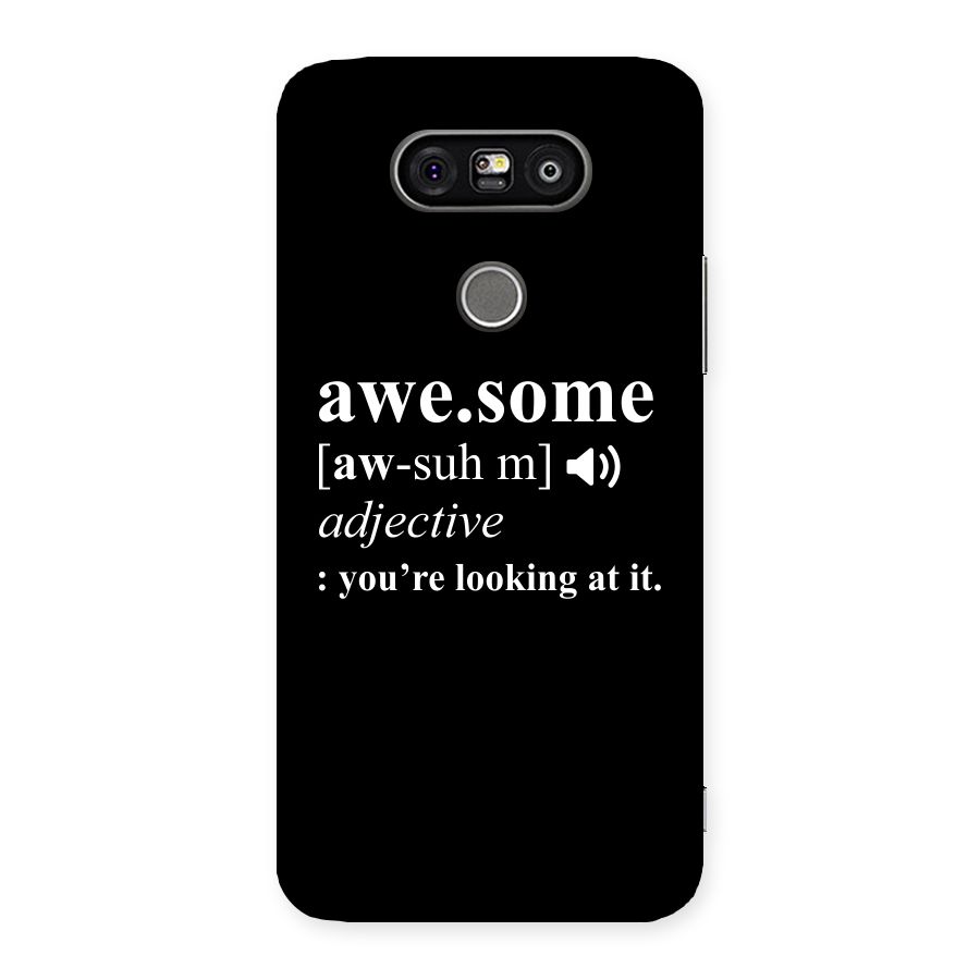 Awesome Looking at it Back Case for LG G5