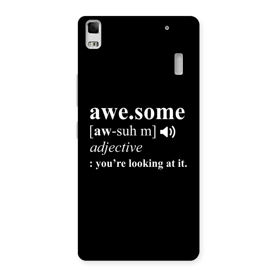 Awesome Looking at it Back Case for Lenovo A7000