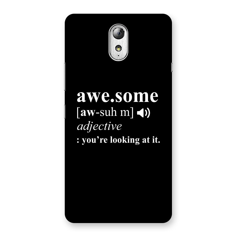 Awesome Looking at it Back Case for Lenovo Vibe P1M