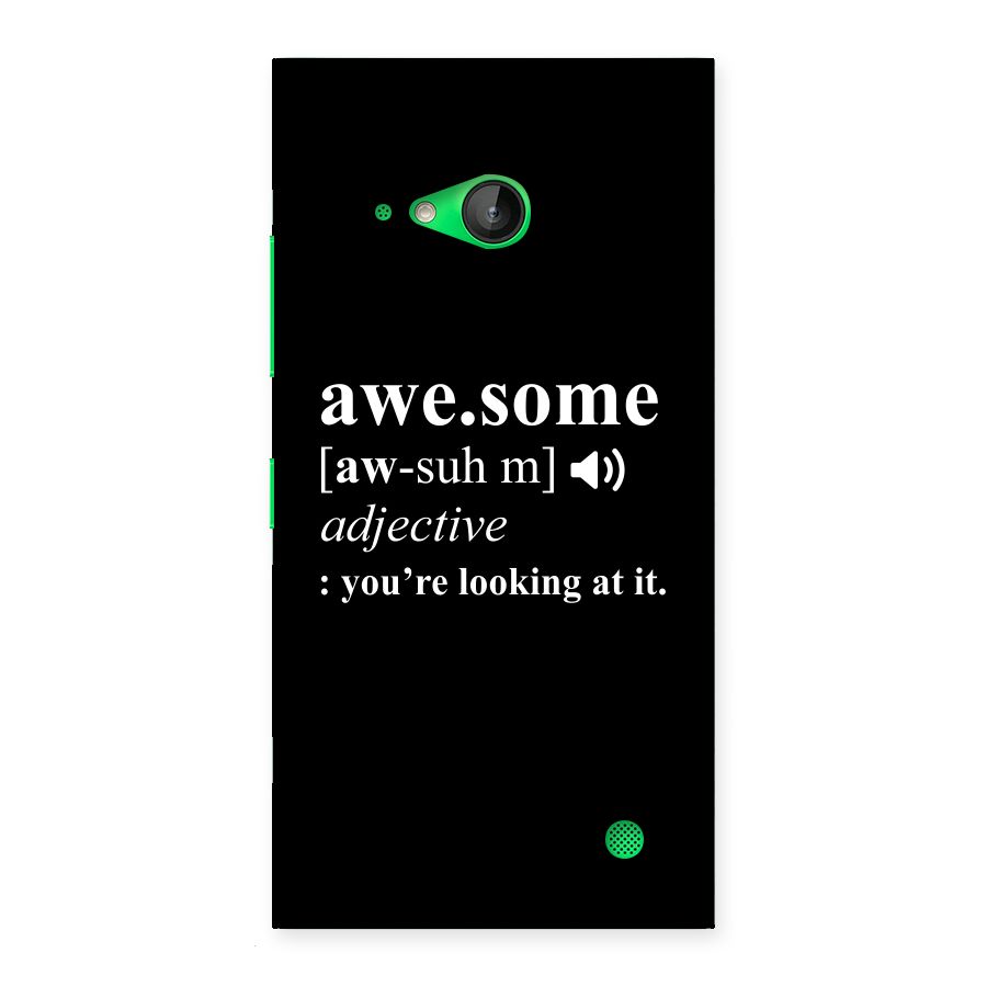 Awesome Looking at it Back Case for Lumia 730