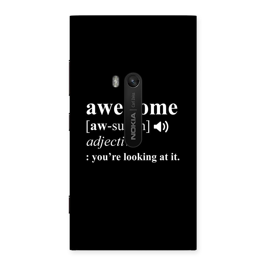 Awesome Looking at it Back Case for Lumia 920
