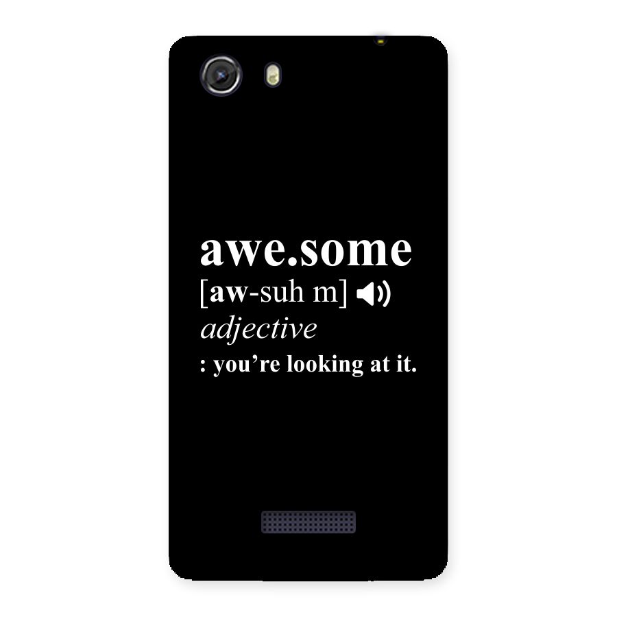 Awesome Looking at it Back Case for Micromax Unite 3