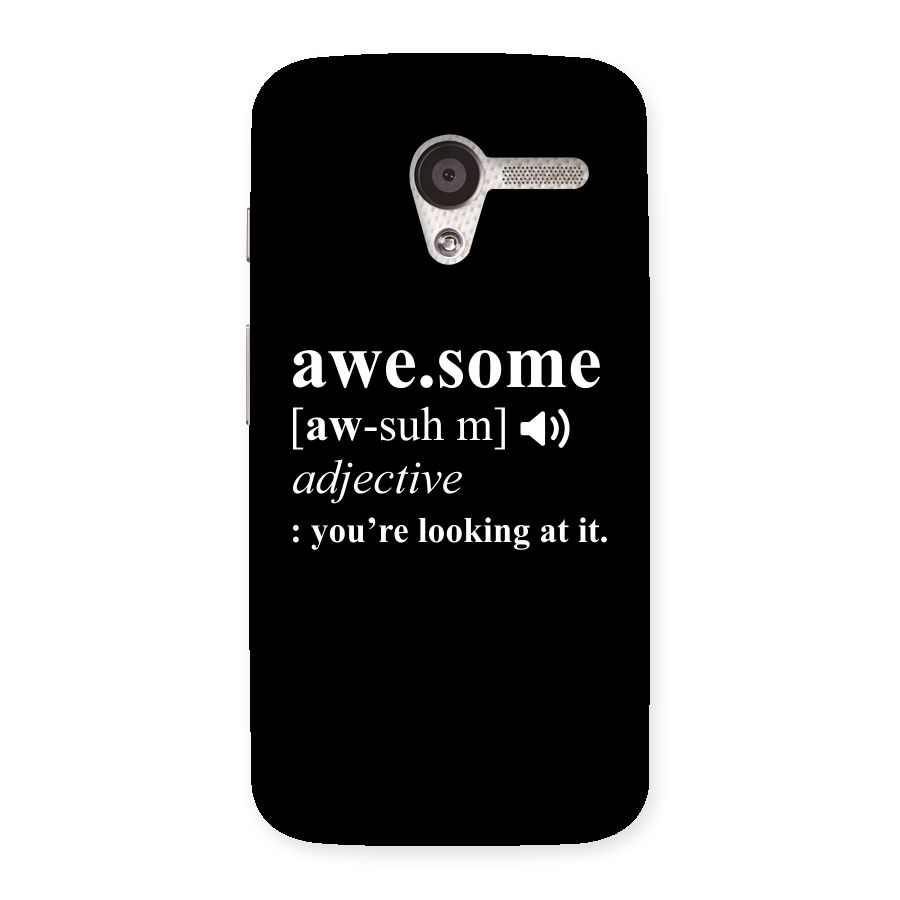 Awesome Looking at it Back Case for Moto X