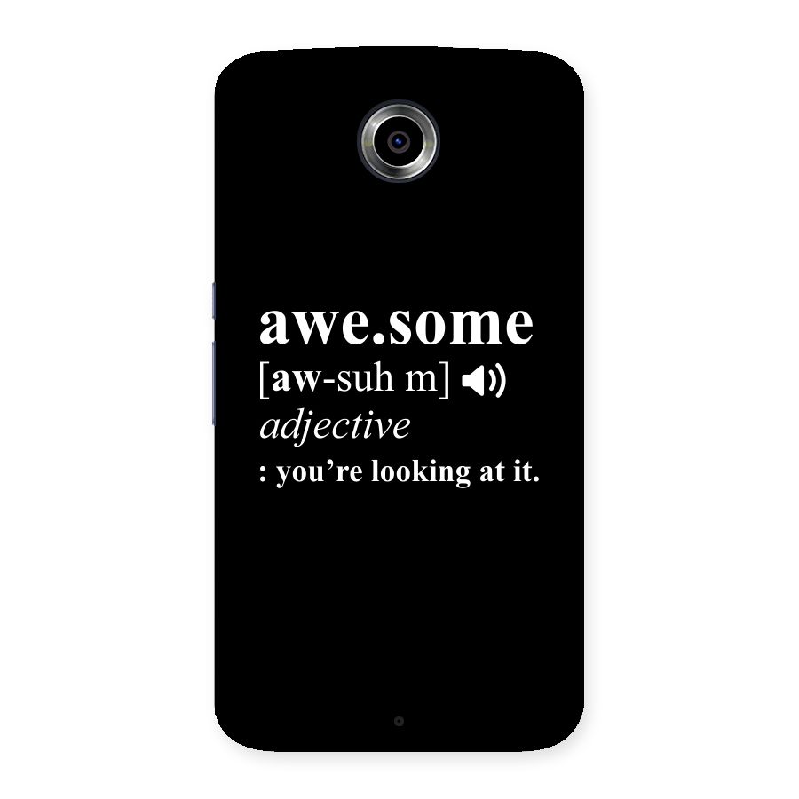 Awesome Looking at it Back Case for Nexsus 6
