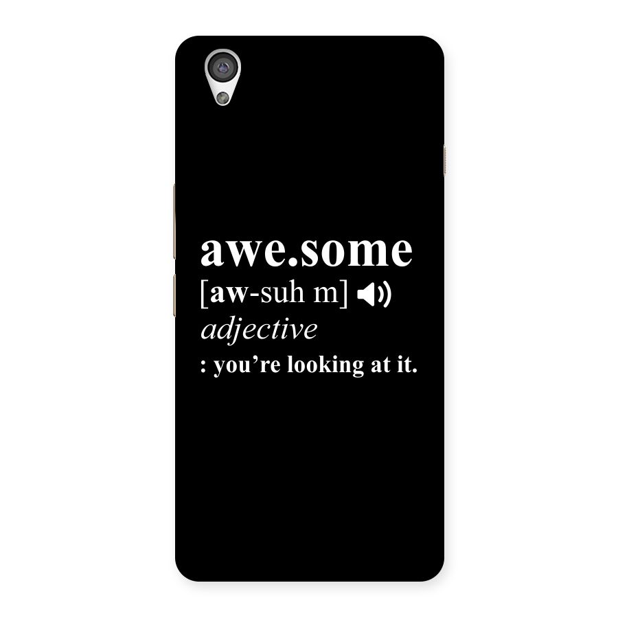 Awesome Looking at it Back Case for OnePlus X