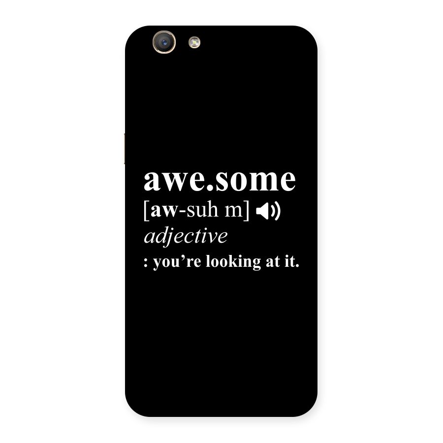 Awesome Looking at it Back Case for Oppo F1s