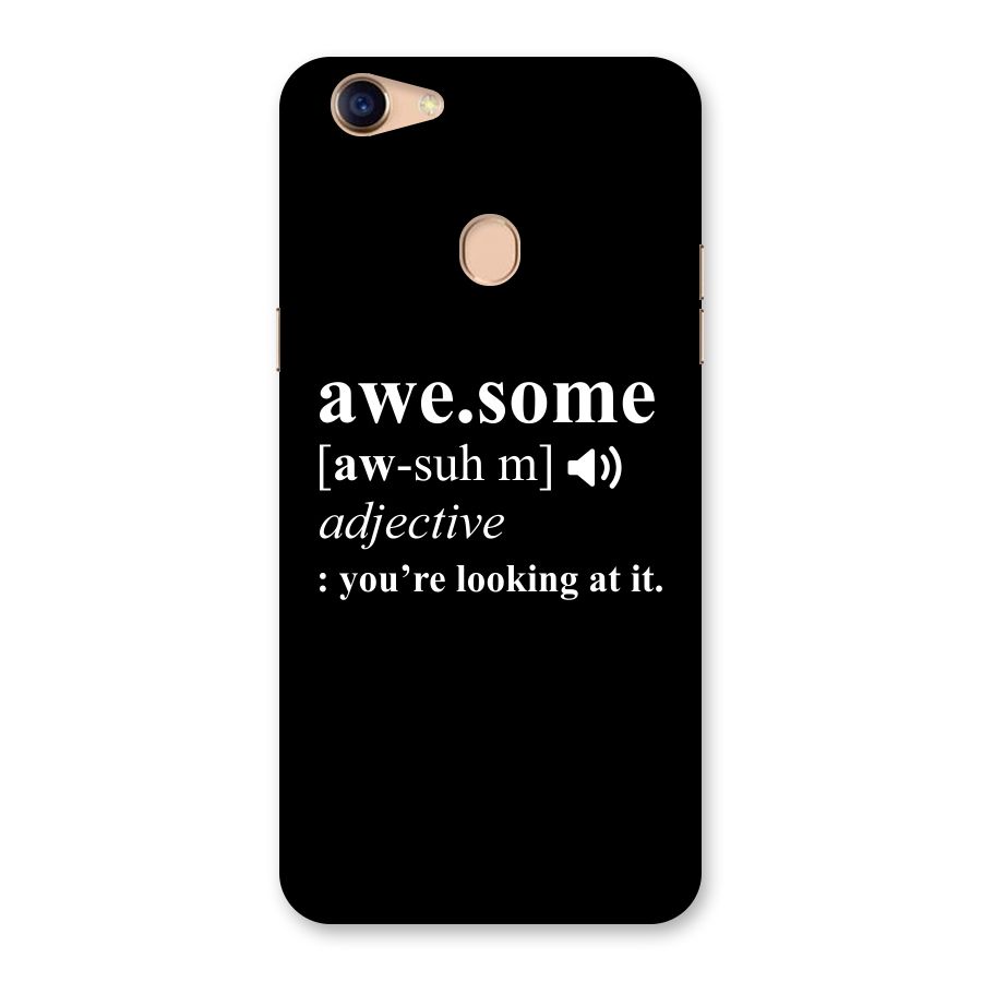 Awesome Looking at it Back Case for Oppo F5
