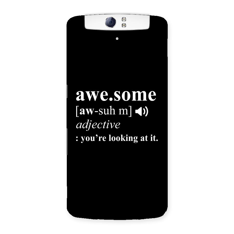 Awesome Looking at it Back Case for Oppo N1
