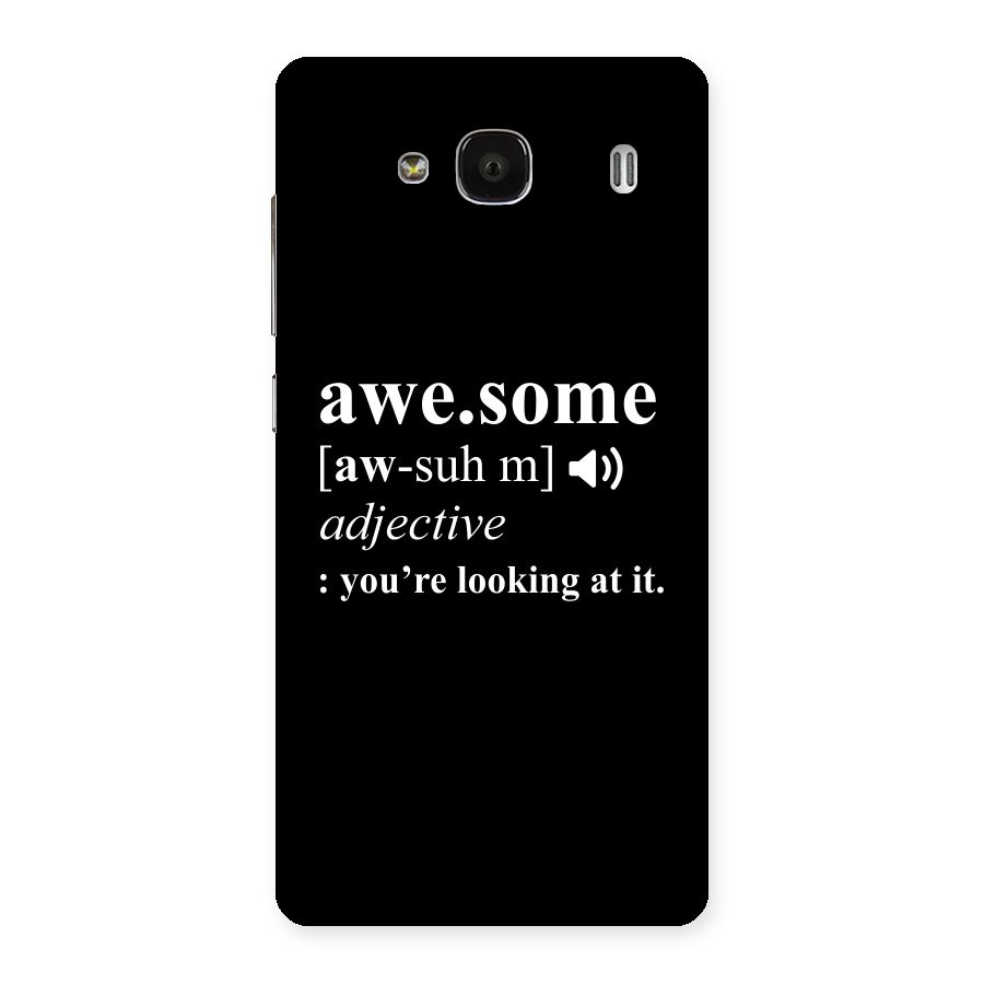 Awesome Looking at it Back Case for Redmi 2s