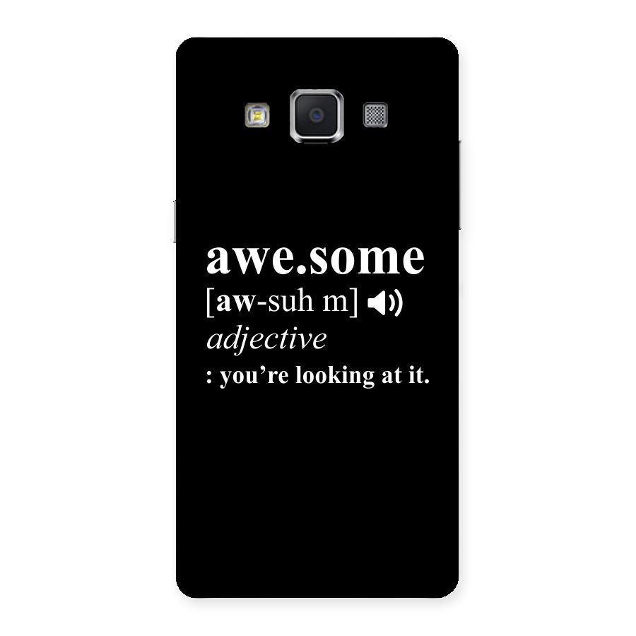 Awesome Looking at it Back Case for Samsung Galaxy A5