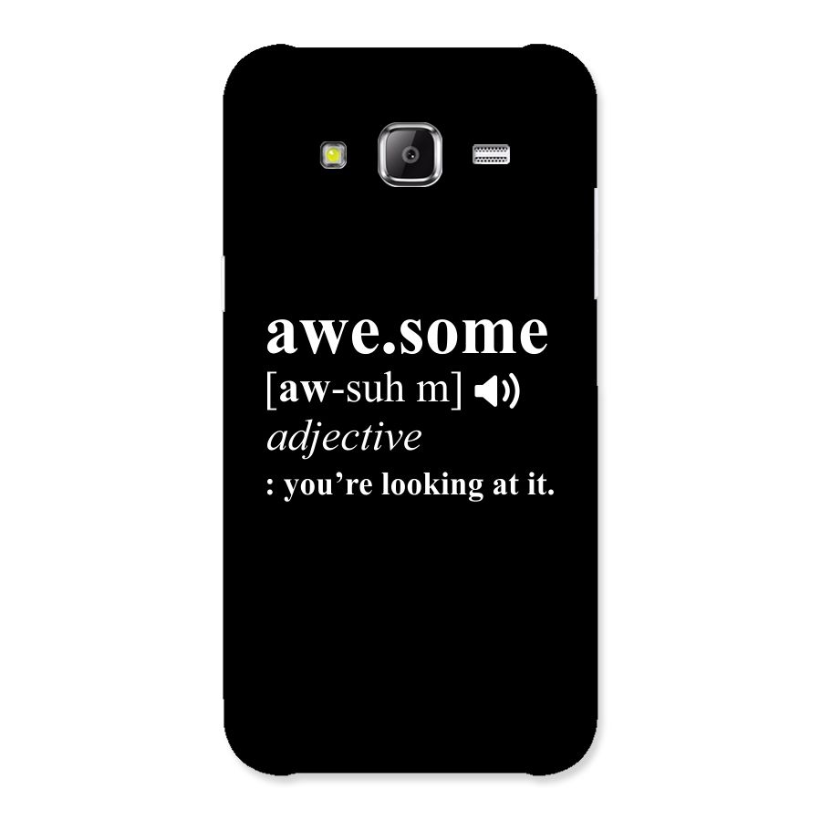 Awesome Looking at it Back Case for Samsung Galaxy J5