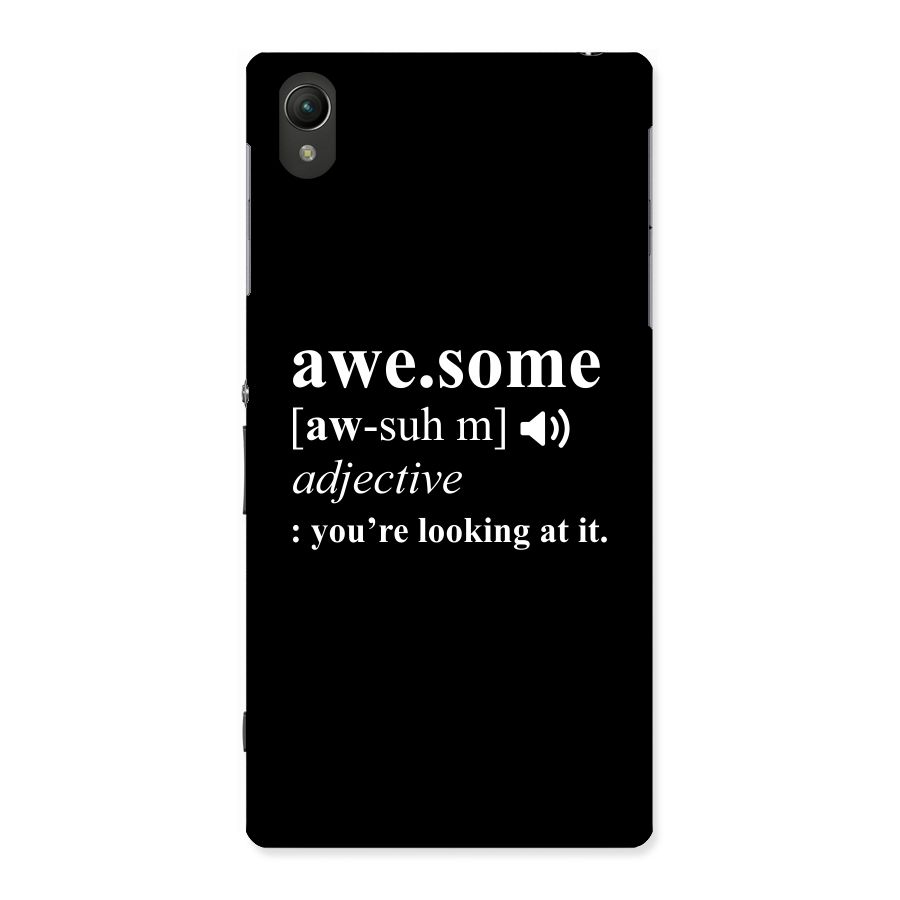 Awesome Looking at it Back Case for Sony Xperia Z1