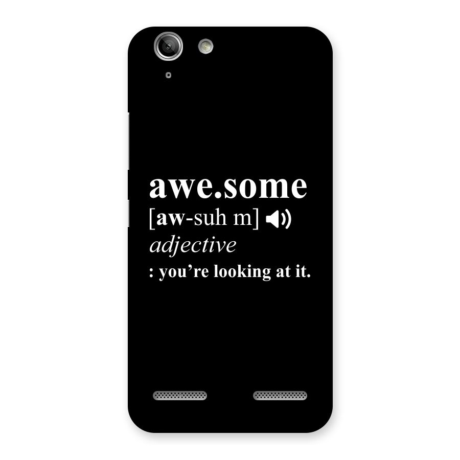 Awesome Looking at it Back Case for Vibe K5