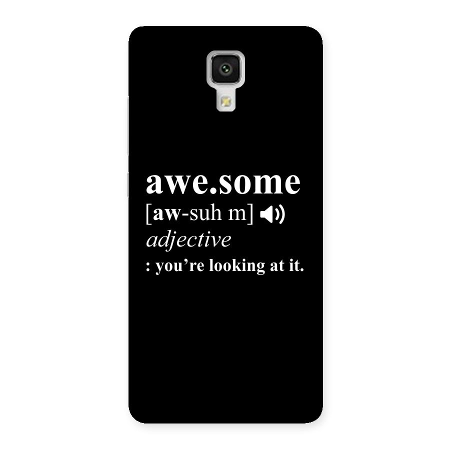 Awesome Looking at it Back Case for Xiaomi Mi 4
